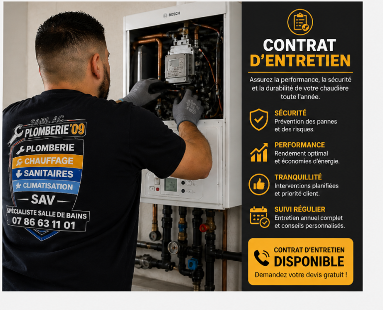 Technicien AC Plomberie 09 en intervention